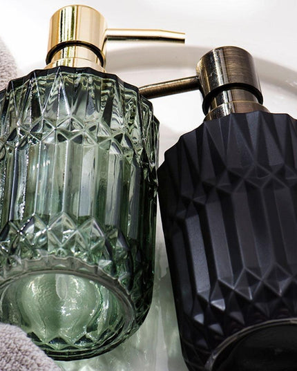 Chic Minimalist Glass Soap Dispenser - Elevate Your Bathroom Style