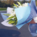 Luxurious Floral Alphabet Waterproof Gift Wrap Set - Premium English Letter Decor Kit - Korean Craft Supplies