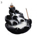 Serene Waterfall Ceramic Incense Burner with Smoke Cascade Design