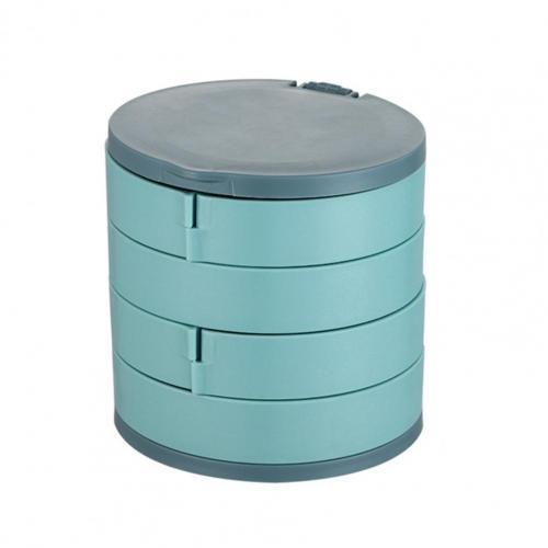 Rotating Jewelry Box with Mirror - Stylish and Eco-Friendly