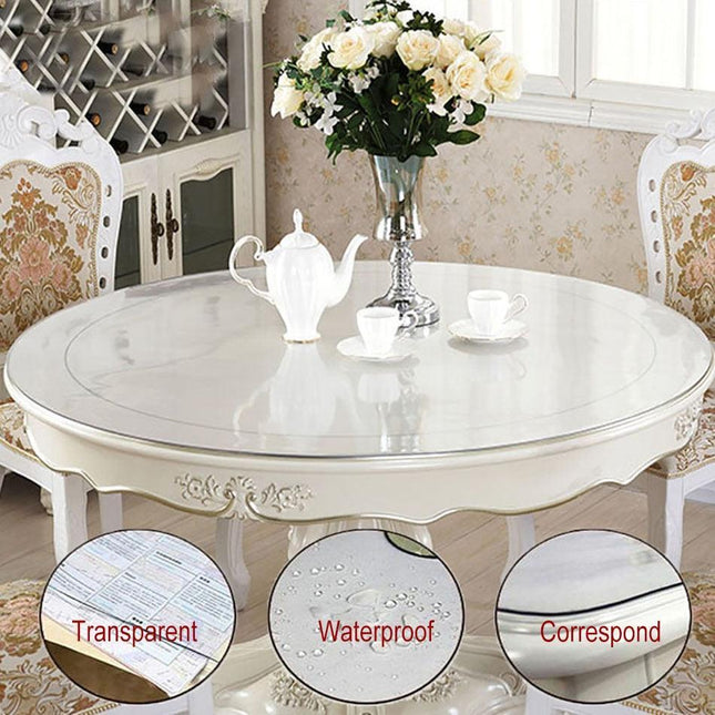 Transparent PVC Round Table Mats: Chic and Practical Addition to Your Home Decor