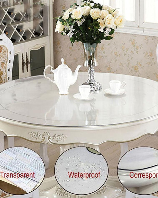 Transparent PVC Round Table Mats: Chic and Practical Addition to Your Home Decor