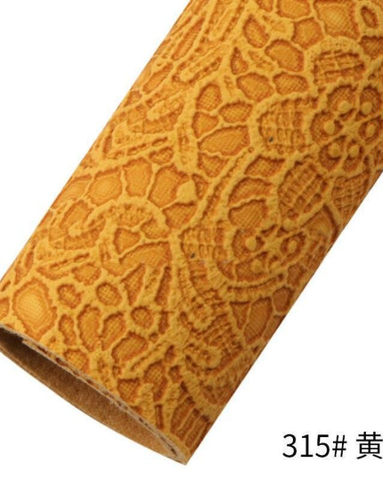 Luxurious Textured Faux Leather Craft Sheet - Premium Vinyl for DIY Creations