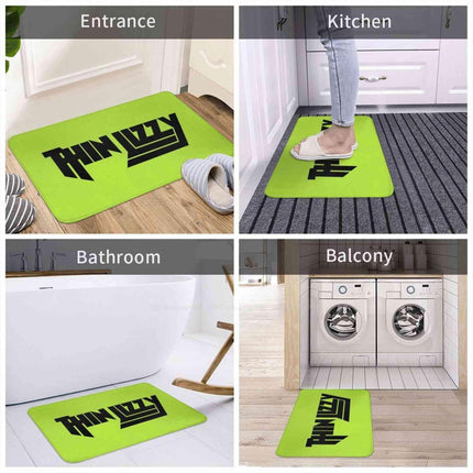 Phil Lynott's Thin Lizzy Vintage Elegance Area Rug for Serene Home Environments