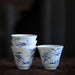 Artisanal Hand-Painted Porcelain Tea Cups for a Luxurious Tea Experience
