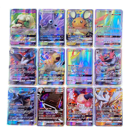 Elevate Your Pokémon Card Collection with Shining TAKARA TOMY GX VMAX V MAX Series - 50-300 Authentic Trading Cards
