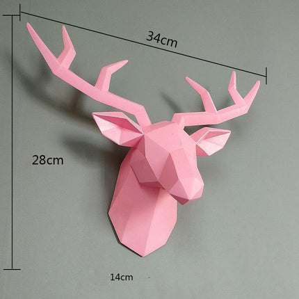Stylish Wildlife Deer Head Sculpture for Modern Home Decor