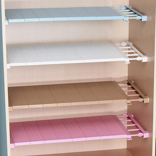 Folding Wall-Mounted Shelf for Efficient Wardrobe Storage