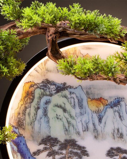 Tranquil Elegance: Exquisite Pine Tree Root Sculpture for Chic Home Decor