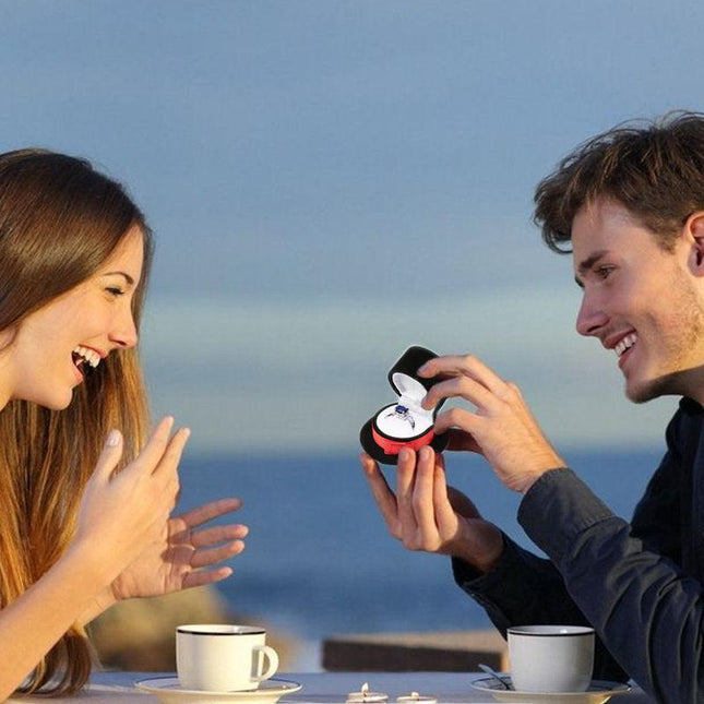 Elegant Velvet Jewelry Showcase Box - Display Your Treasures