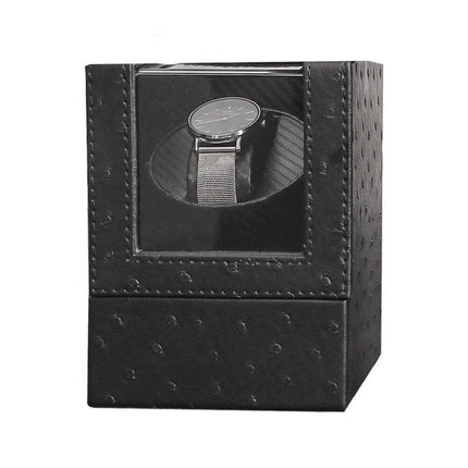 Luxury Carbon Fiber Single Watch Winder for Precision Timekeeping