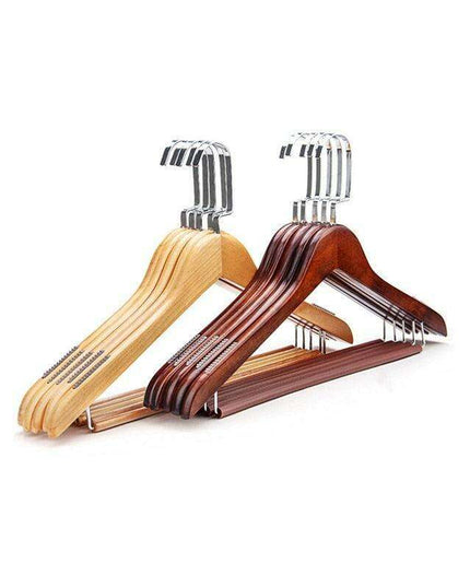 Rotating Lotus Wood Hangers with Non-Slip Swivel Hook for Ultimate Wardrobe Organization