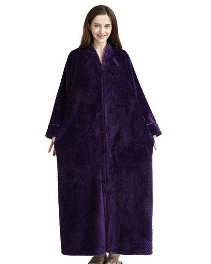 Plush 100% Cotton Cut Velvet Men's Luxury Bathrobe - Unmatched Comfort and Style