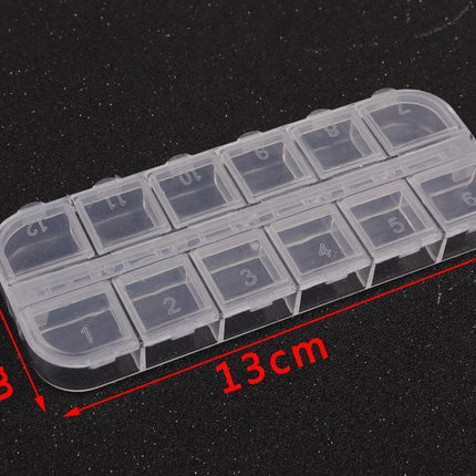 Versatile Organizer Box for Jewelry, Crafts, and Small Tools with Customizable Dividers