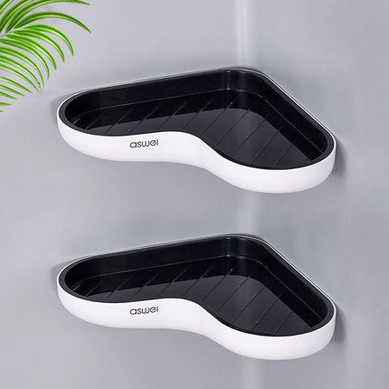 Charming Heart-Shaped Wall Storage Shelf with Enhanced Water Drainage System