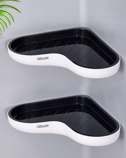 Charming Heart-Shaped Wall Storage Shelf with Enhanced Water Drainage System