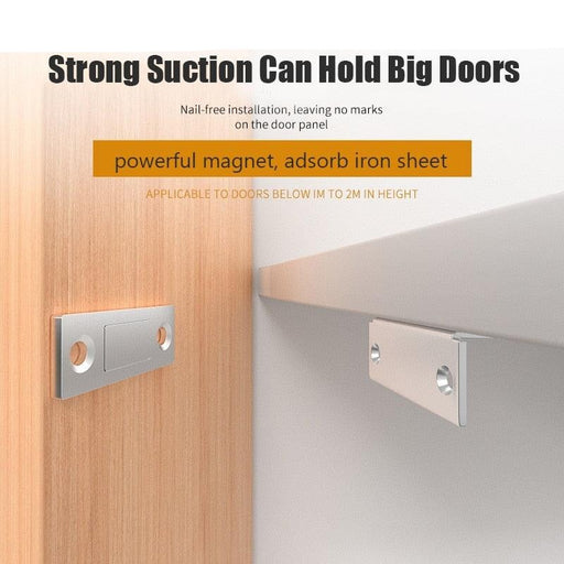 Ultra-Secure Magnetic Cabinet Latch Collection: Sleek Profile with Customizable Multipack and Color Variety