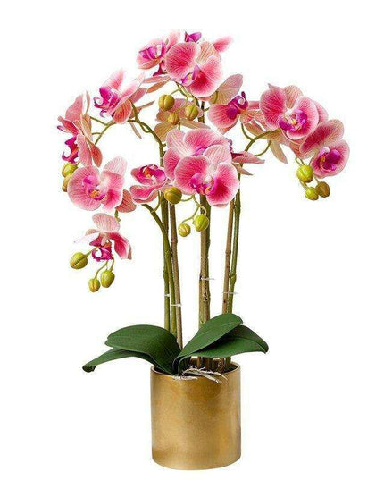 Lifelike 3D Butterfly Orchid Floral Arrangement with Real Touch Elegance