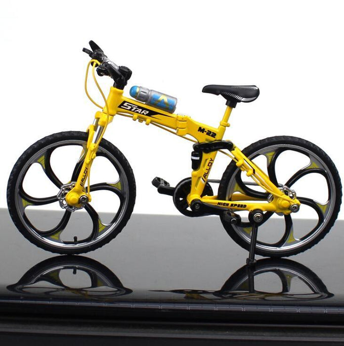 Mini Alloy Finger Mountain Bike Model Toy - Premium Diecast Metal 1:10 Scale