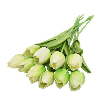 Tulip Elegance Collection: Premium Realistic Faux Flower Set for Stylish Home Decoration