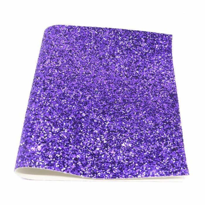 Glittery Faux Leather Craft Sheets for Creative DIY - 21CM x 29CM