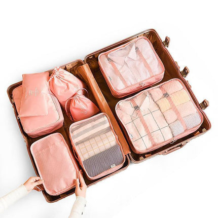 Travel Smart: Versatile 8/6/1-Piece Organizer Set for Effortless Packing