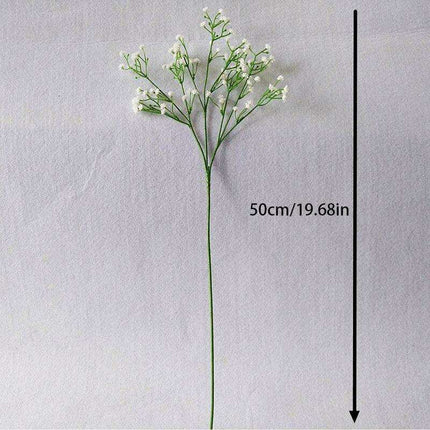 Lifelike Silk Baby's Breath Floral Stems for Exquisite Home Décor and Crafting