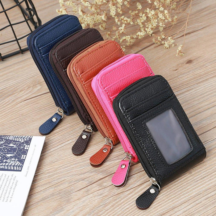 Korean Inspired PU Leather Coin Wallet with Cartoon Design - Unisex Festive Style