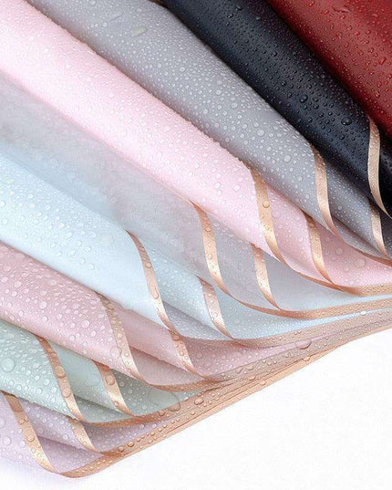 Korean Elegance: Premium Waterproof Floral Wrap Set for Exquisite Bouquets