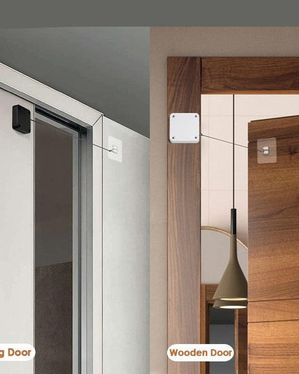 Silent Soft Close Automatic Sliding Door Closer Kit with Customizable Force Settings