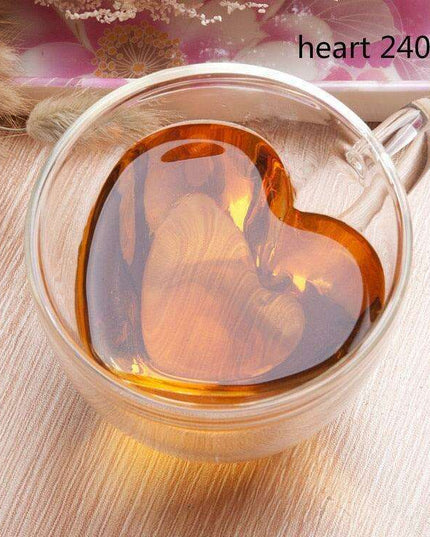 Modern Double-Wall Insulated Glass Mug for Enhanced Beverage Experience