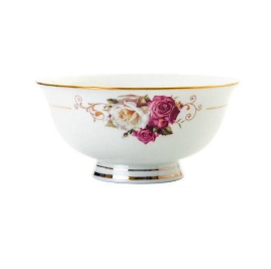 Elegant Guci Free Bone China Dinnerware Set with Ceramic Bowl