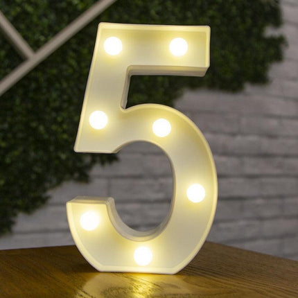 Luxurious Illuminated Alphabet Lights for Elegant Decor