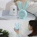 Cute Bunny Ear LED Digital Alarm Clock Electronic USB Sound Control