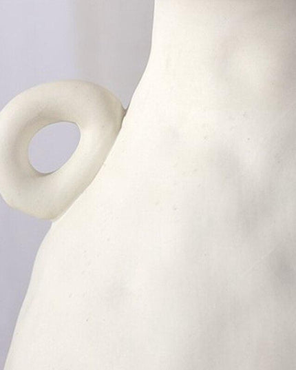 Artistic Abstract Ceramic Vase for Contemporary Dried Floral Arrangements