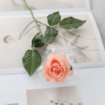 Lifelike Silk Latex Flower Bouquet - Pack of 10