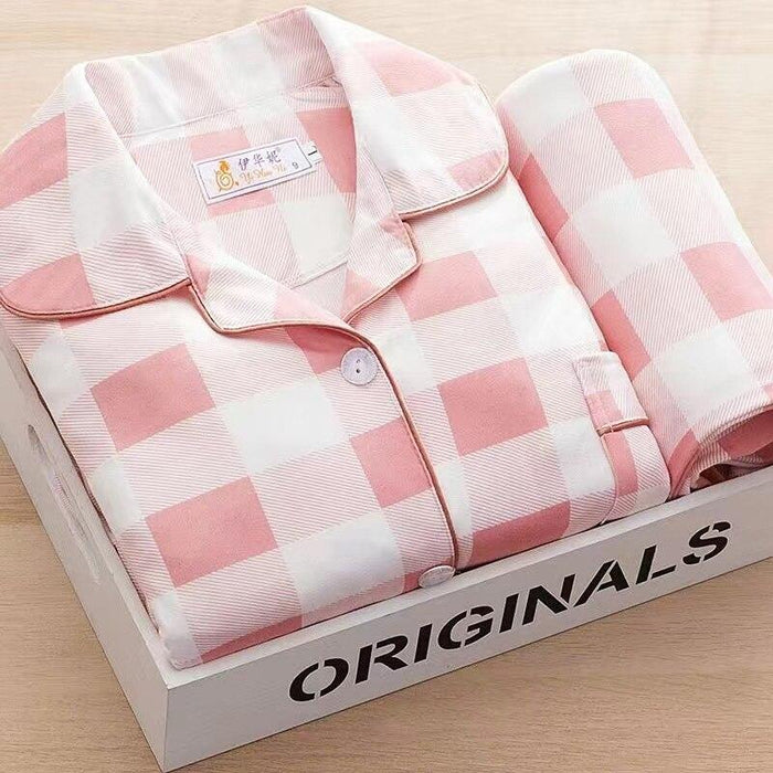 Playful Polka Dot Pajama Set with Fun Cartoon Trousers