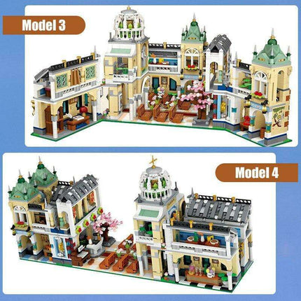 Romantic Dream Castle Building Blocks Set - Valentine's Day Special for Girls
