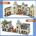 Enchanted Love Castle Building Blocks Kit with Romantic Street View Figures for Girls - Valentine's Day Edition