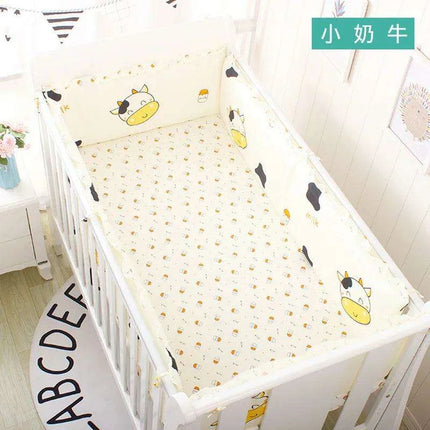Snug Cotton Nursery Bedding Bundle with Bumpers and Sheet | Assorted Sizes & Shades