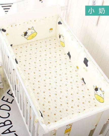 Snug Cotton Nursery Bedding Bundle with Bumpers and Sheet | Assorted Sizes & Shades