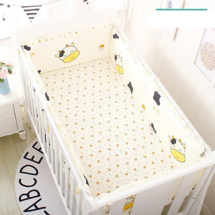 Cozy Cotton 5-Piece Crib Bedding Bundle for Newborns