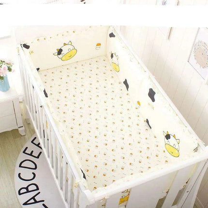 5-Piece Cotton Luxury Baby Crib Bedding Set for Deluxe Slumber