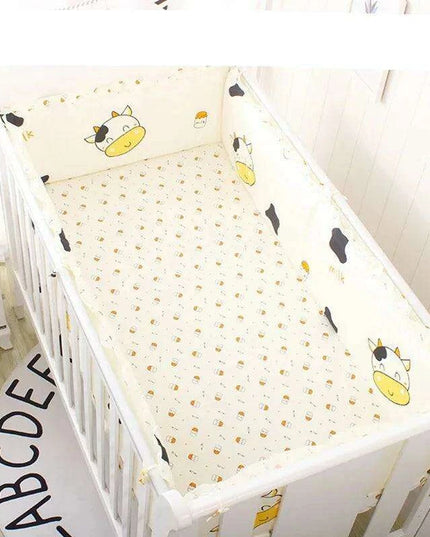5-Piece Cotton Luxury Baby Crib Bedding Set for Deluxe Slumber