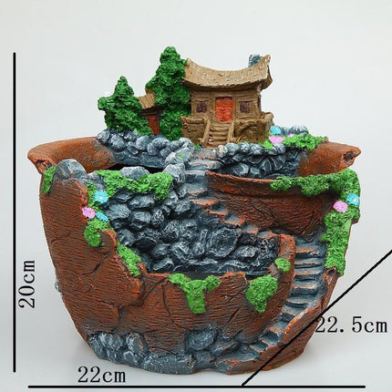 Chic European-Inspired Succulent Display Planter