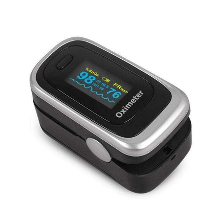Compact Dual-Color OLED Finger Pulse Oximeter for Accurate Health Tracking