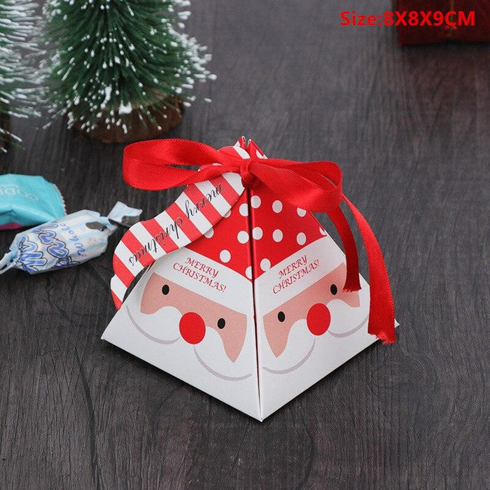 Christmas Cheer: Santa's Whimsical Candy Cottage Décor and Gift Box Set