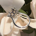 6 Carat Princess-Cut CZ Sterling Silver Ring with Crown Setting - Regal Elegance