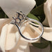 6 Carat Princess-Cut CZ Sterling Silver Ring with Classic Crown Setting