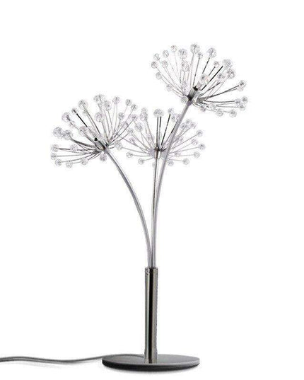 Elegant Crystal Dandelion LED Floor Lamp Set - Versatile 3 or 5 Head Lighting